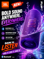 JBL Flip 7 Portable Waterproof Bluetooth Speaker