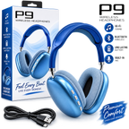 P9 Wireless Bluetooth Over-Ear Headphones – Hi-Fi Sound & Built-In Mic