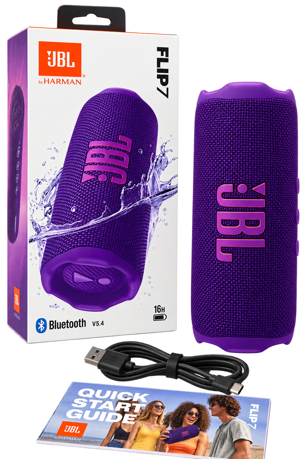 JBL Flip 7 Portable Waterproof Bluetooth Speaker