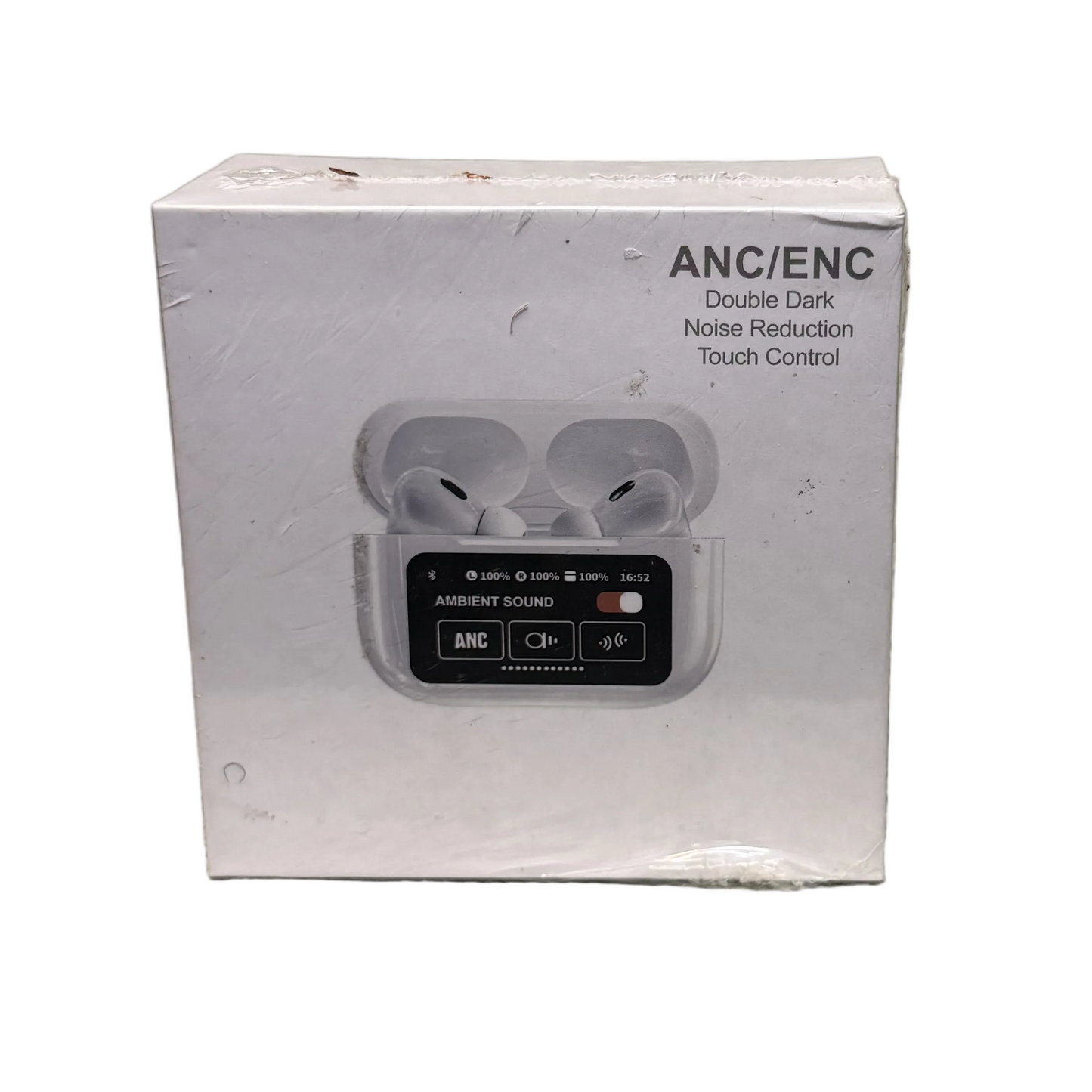 ANC/ENC Wireless Earbuds with Smart Touchscreen Charging Case