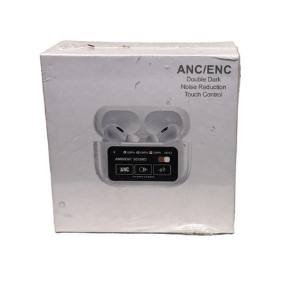 ANC/ENC Wireless Earbuds with Smart Touchscreen Charging Case