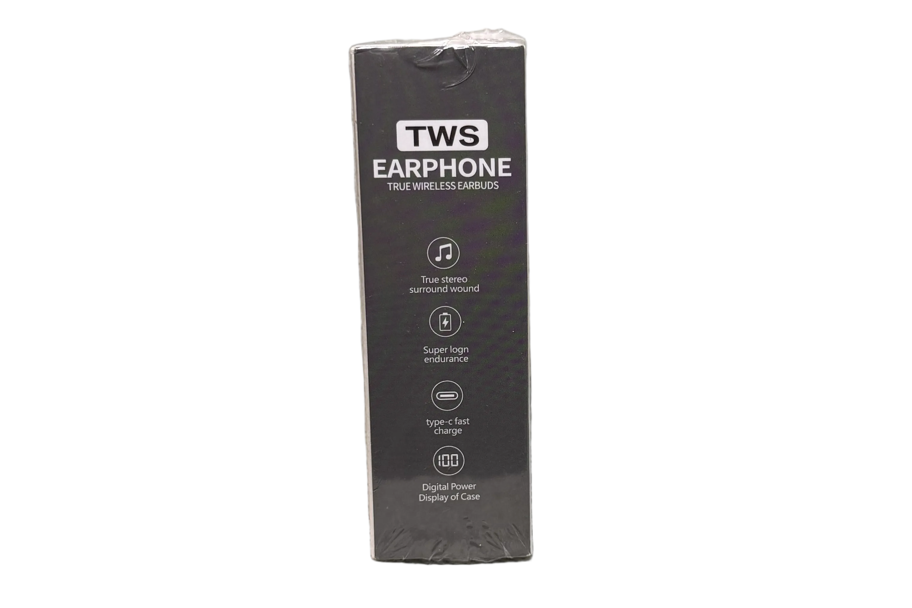 M96 TWS Pro True Wireless Bluetooth Earbuds with Digital Charging Case – Black