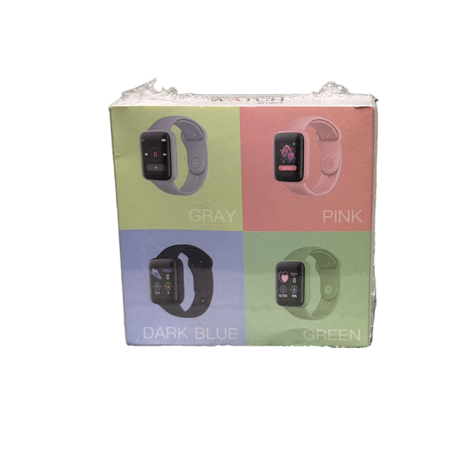 Macaron Color Smart Watch – Fitness & Activity Tracker with Health Monitoring