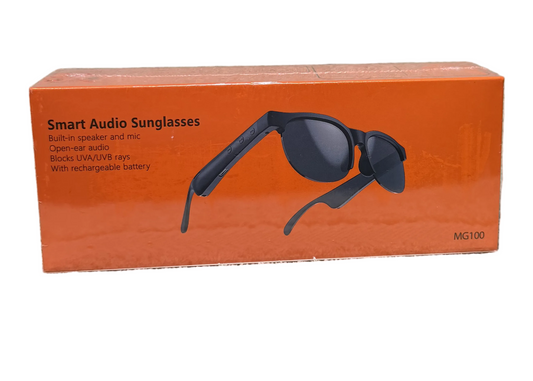MG100 Smart Audio Sunglasses with Bluetooth, Built-In Speakers & Microphone Short