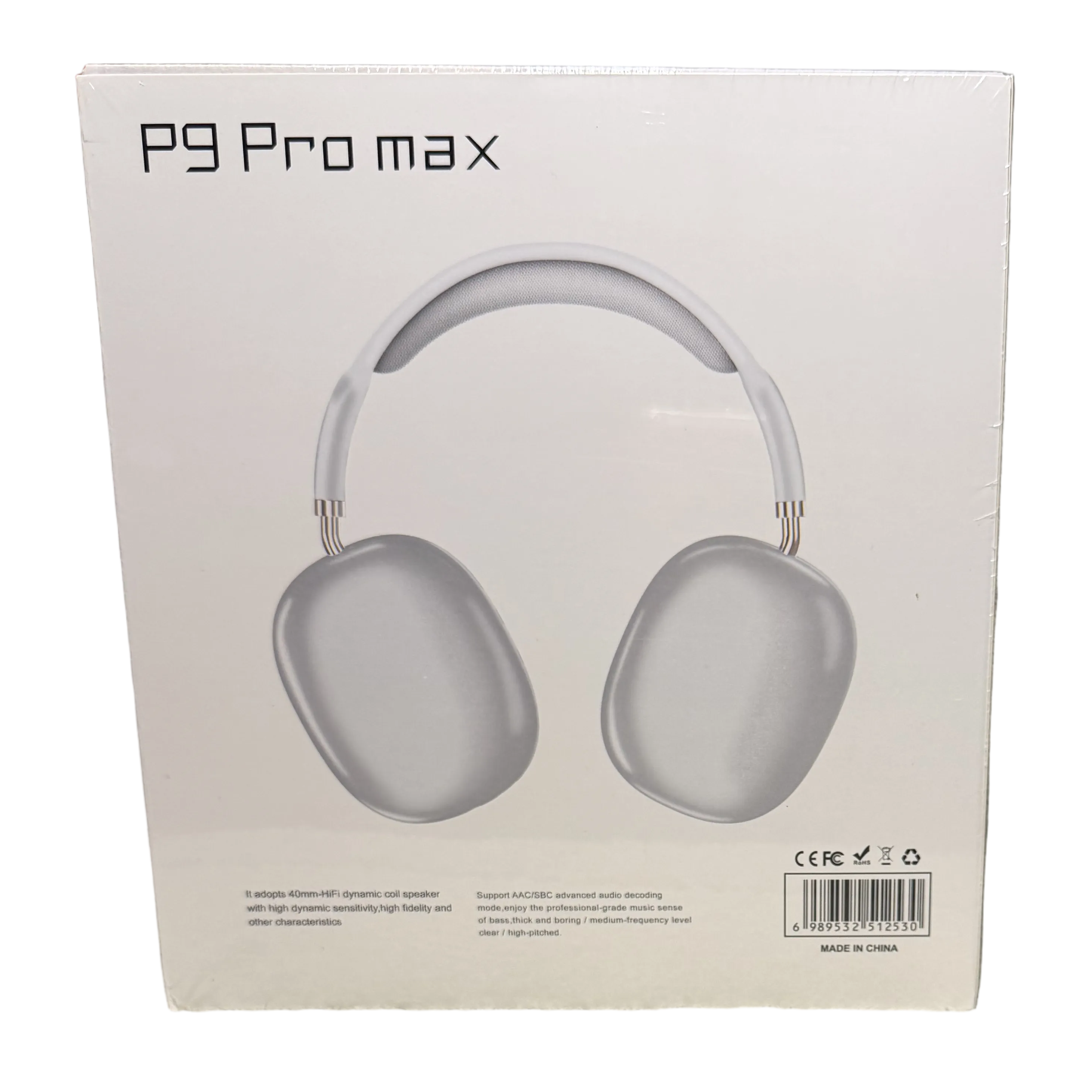 P9 Pro Max Wireless Over-Ear Headphones – Premium Stereo Headset