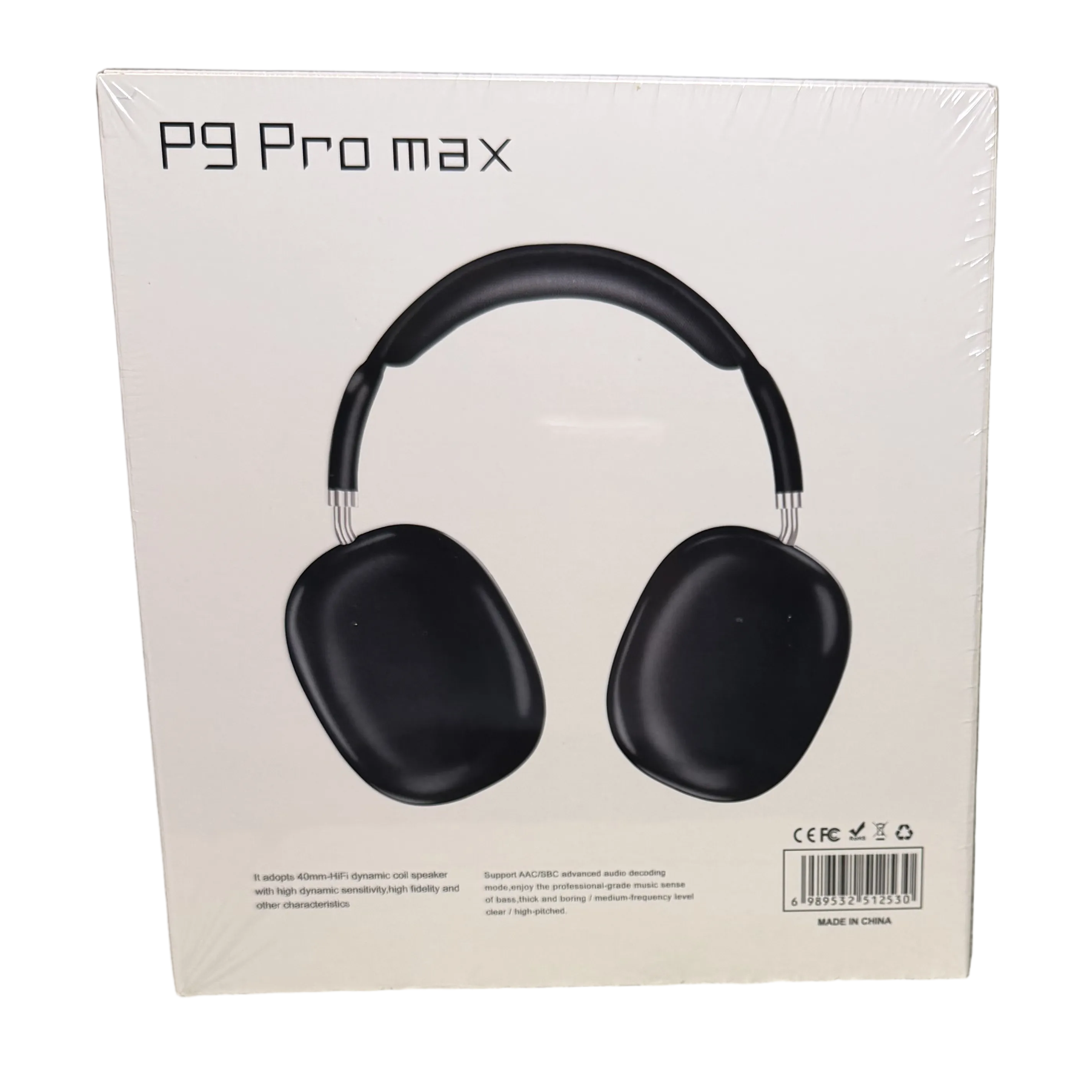 P9 Pro Max Wireless Over-Ear Headphones – Premium Stereo Headset