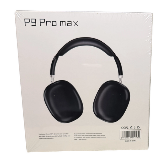 P9 Pro Max Wireless Over-Ear Headphones – Premium Stereo Headset