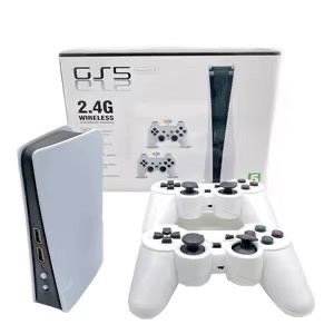 GS5 Gaming Console – 200 Built-In Games & 2 Wireless Controllers