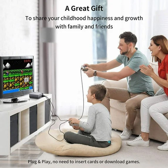 Mini Classic Retro Game System – 620 Built-In Games & 2 Controllers