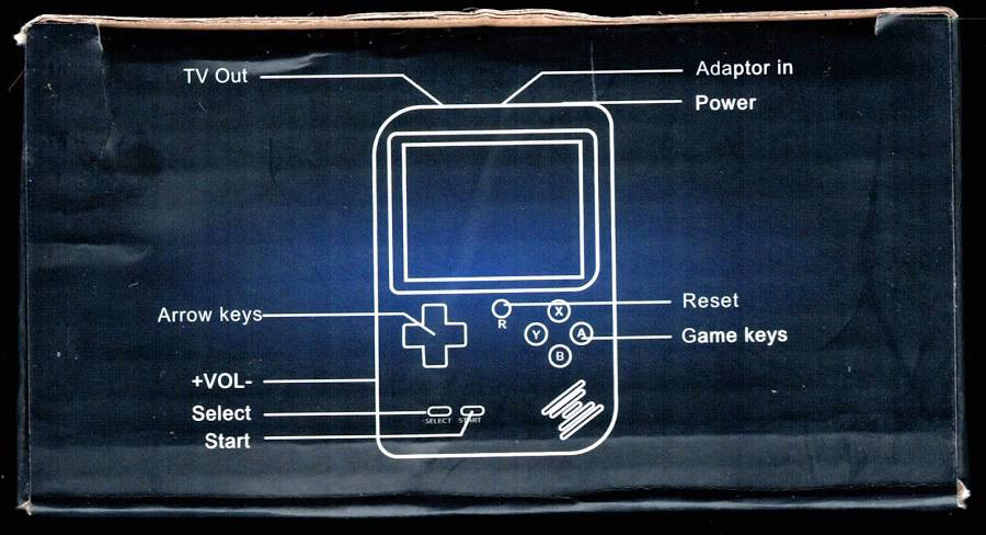 Game Box Plus Retro Handheld Gaming Console – Hundreds of Built-In Games