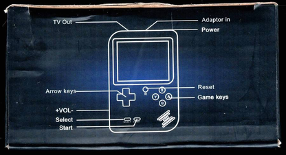Game Box Plus Retro Handheld Gaming Console – Hundreds of Built-In Games