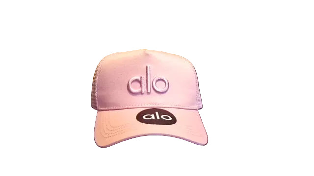 Alo Yoga Accessories Bundle – Fanny Pack, Pink Trucker Hat & 5 Pairs of Socks