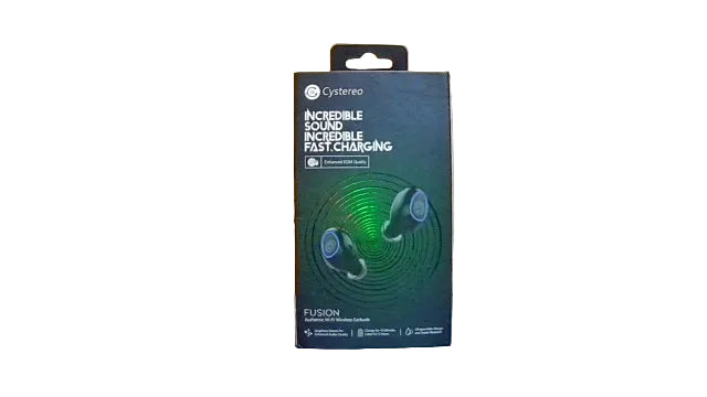 Cystereo Fusion True Wireless Bluetooth Earbuds – Active Noise Cancellation & Fast Charging